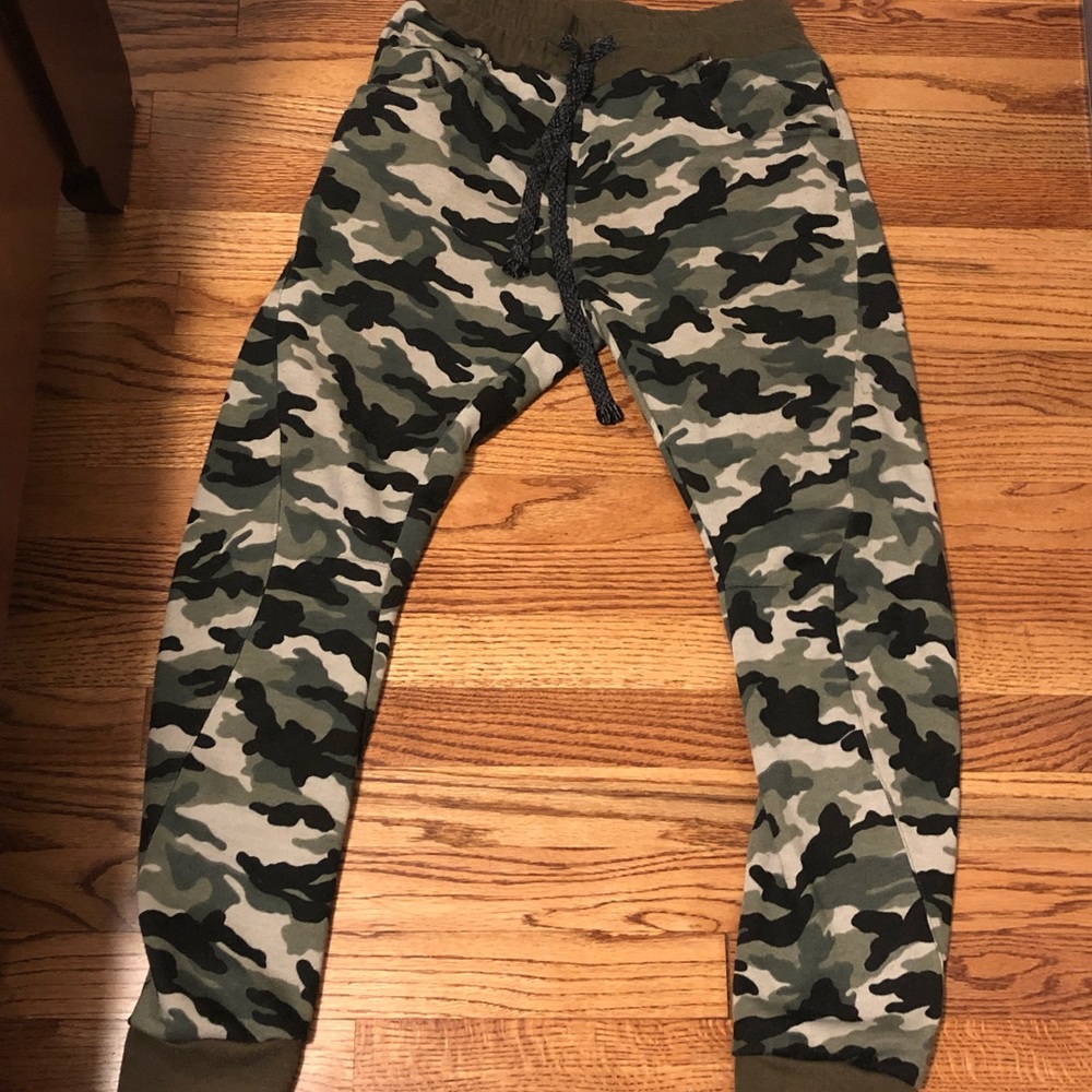 Green Camo Joggers size Medium